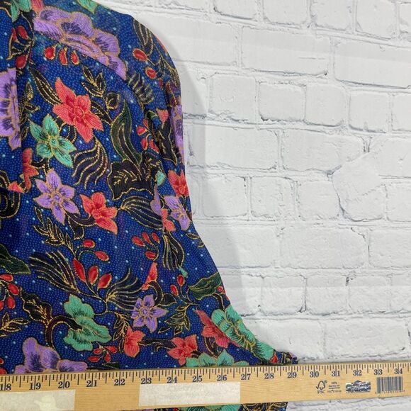 Attitudes by Renee Cardigan Tank Top 2 Pc Women Plus 3X Floral Knit Mesh Cover - Picture 12 of 16